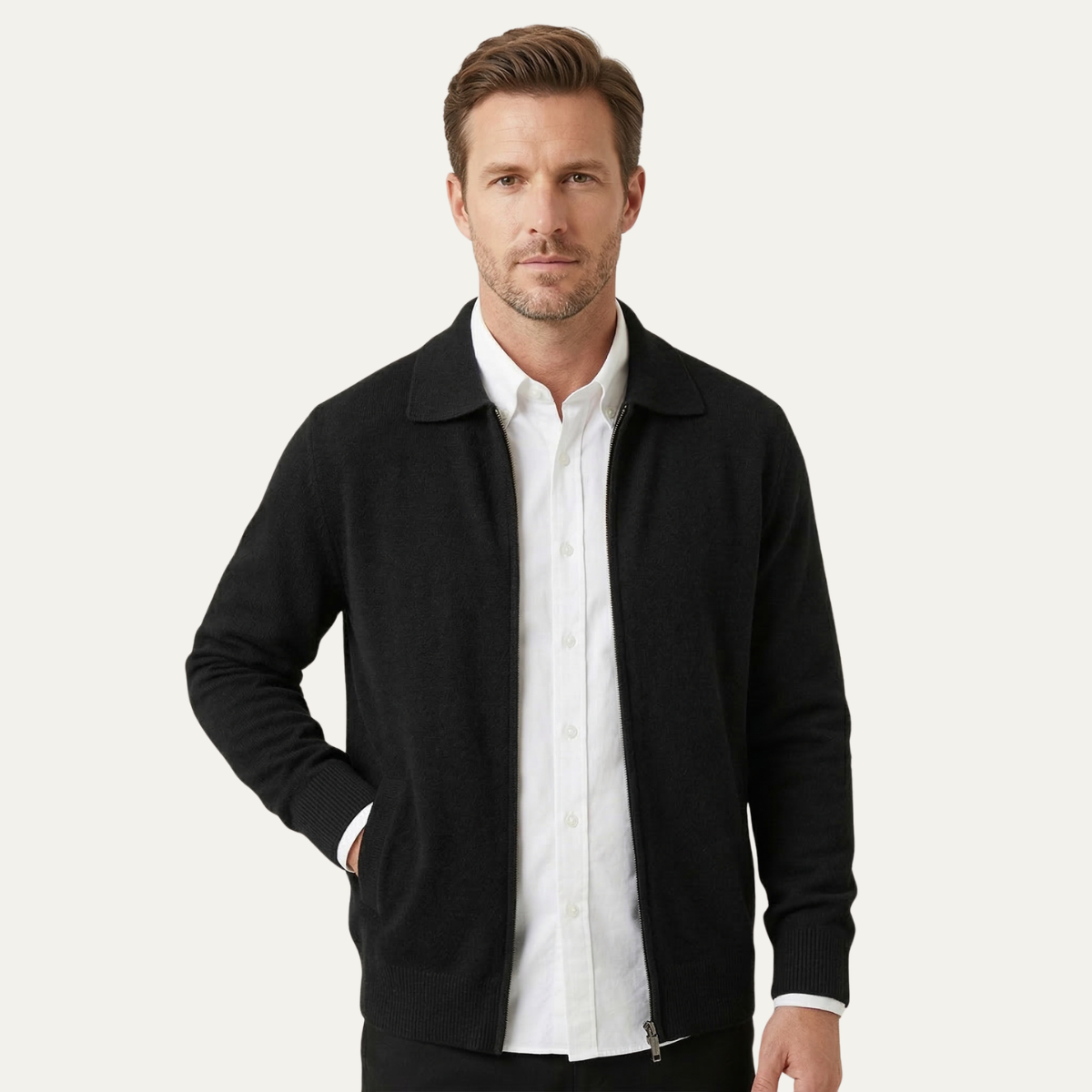 The Timberland Cashmere Sweater – Men's Soft Luxury Wool Knit Cardigan