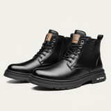 The Lipari Men’s Durable Non Slip Leather Ankle Boots