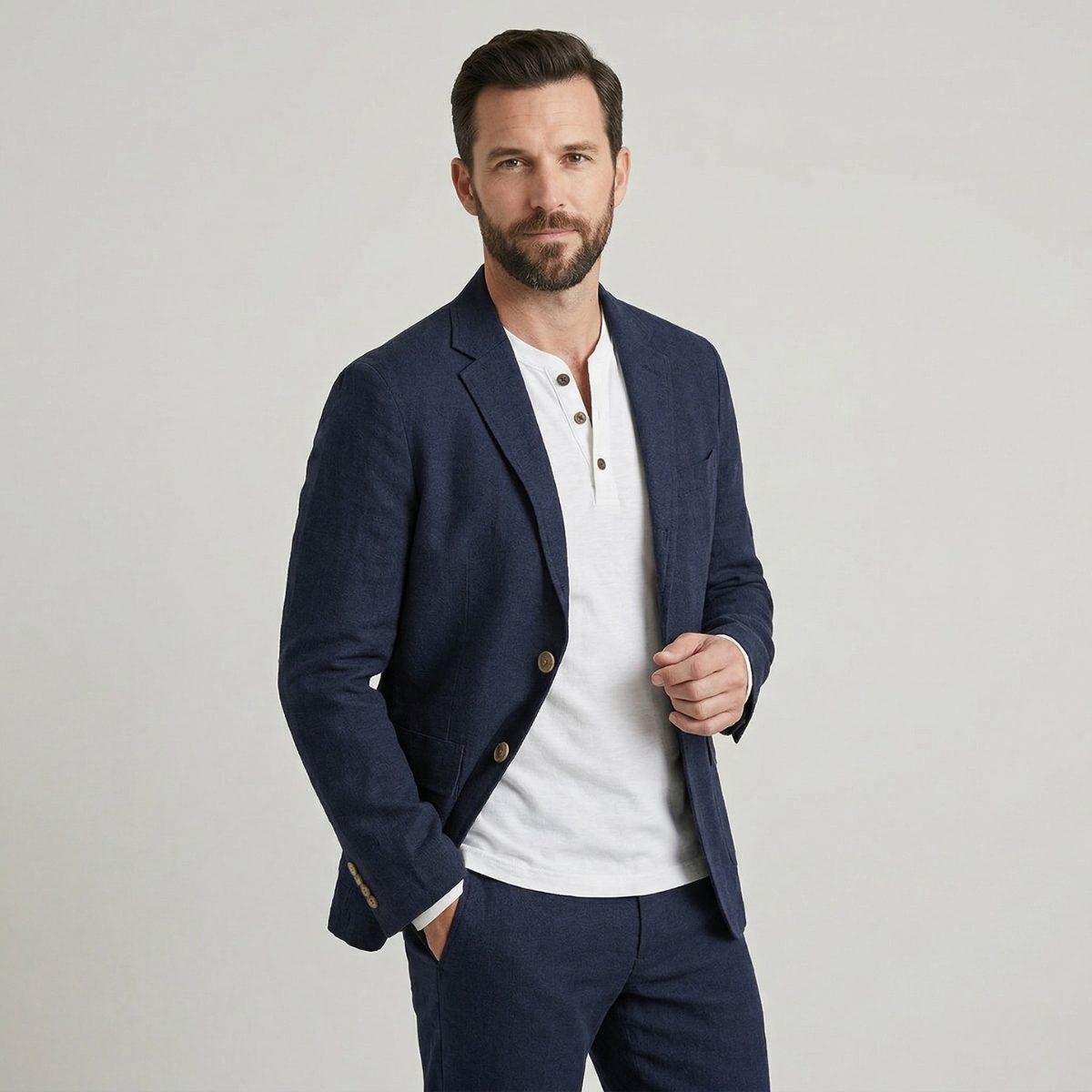 The Riviera Cotton Summer Blazer - Wedding Guest Men - Formal Occasions
