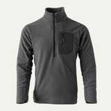 The Warwick Men’s Cashmere Wavy Texture Sweater with Chest Pocket