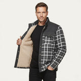 The Gallipoli Men’s Warm Winter Plaid Check Jacket