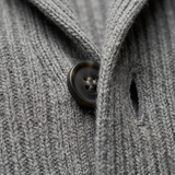 The Aldercrest Men’s Chunky Button Up Knitted Shawl Collar Cardigan