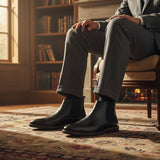 The Highlands Men's Durable Leather Chelsea Boots