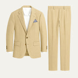 The Santorini Linen Wedding Guest Men’s Suit