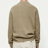 The Positano Elegant Knitted Cardigan for Men - Lapel Collar and Front Buttons