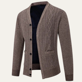 The Northwood Men’s V Neck Button Up Soft Knit Cardigan