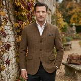The Thurlestone Men’s Wool Single Breasted Tweed Blazer Jacket