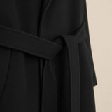 The Whitechapel Men's Elegant Camel Wrap Wool Coat with Belt