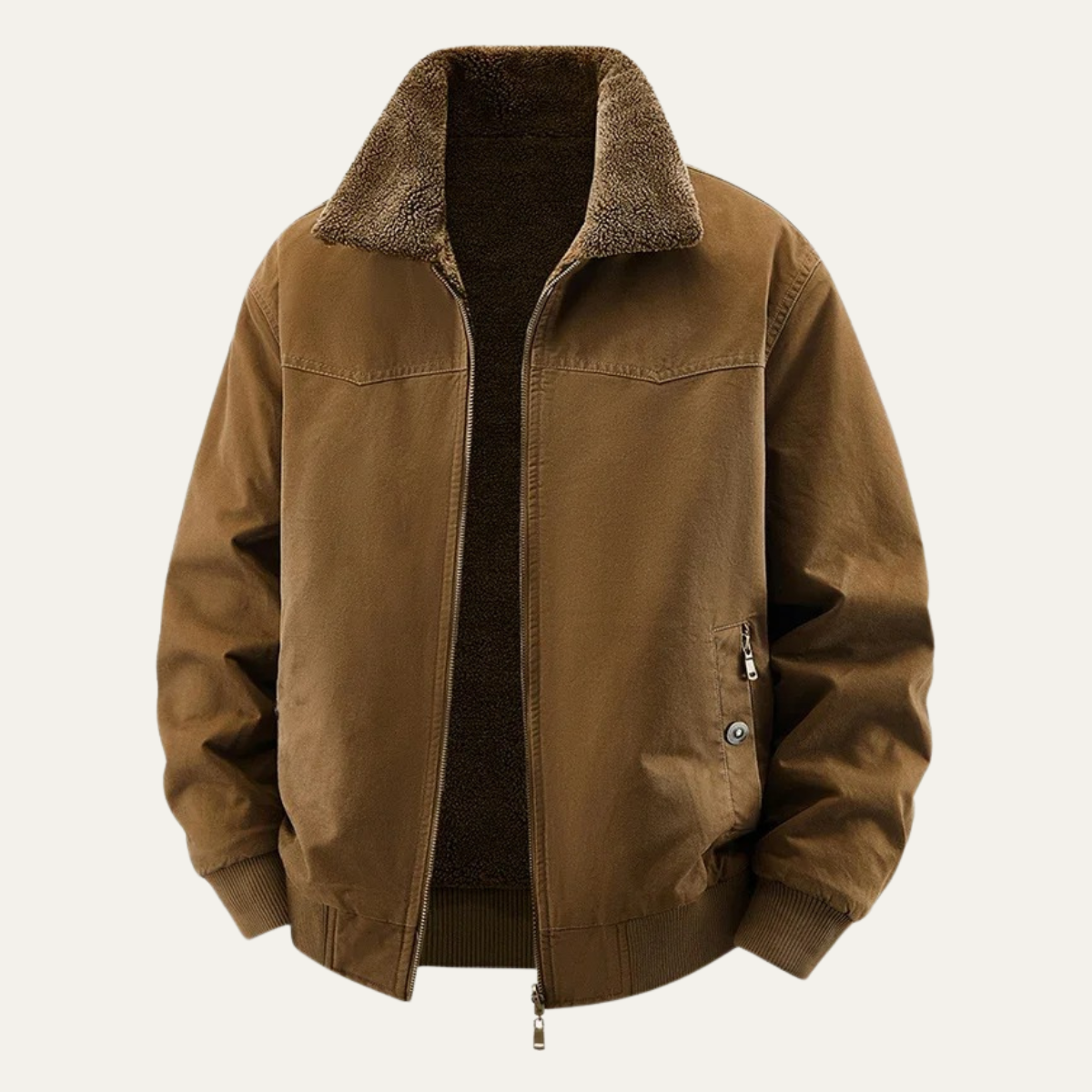 The Cardiff Men's Fleece Lined Reversible Bomber Jacket