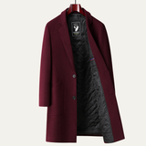 The Merano Men's Old Money Classic Wool Overcoat