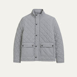 The Chester Black Quilted Jacket – Men’s Heritage Field Coat
