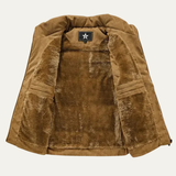 The Sintra Winter Wool Cotton Padded Sleeveless Gilet