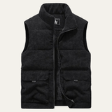 The Sintra Winter Wool Cotton Padded Sleeveless Gilet