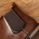 The Sicily Men’s Smart Casual Slip On Leather Chelsea Boots