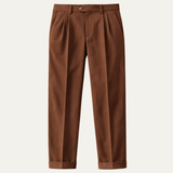 The Riva Garda Men’s High Waist Double Pleated Pants