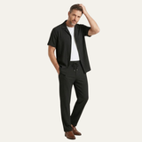 The Dervio Men’s Linen Two Piece Set – Lightweight Button-Up Shirt & Relaxed Trousers