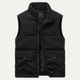The Penzance Men's Corduroy Lightweight Quilted Gilet