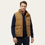 The Penzance Men's Corduroy Lightweight Quilted Gilet