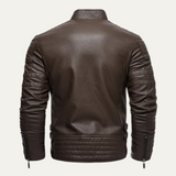 The Grayshire Men’s Vintage Shearling Lined Leather Jacket