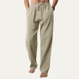 The Larkspur Men’s Cotton Hemp Breathable Straight Leg Pants