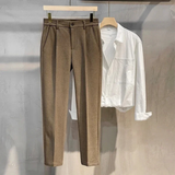 The Asti Men’s Smart Casual Tailored Straight Leg Pants