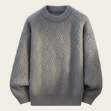 The Lakefield Men’s Casual Soft O Neck Warm Knitted Sweater