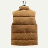 The Sintra Winter Wool Cotton Padded Sleeveless Gilet