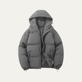 The Tallinn Men's Hooded Puffer Jacket - Waterproof Down Winter Coat