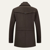 The Edgemont Men’s Double Collar Wool Blend Trench Coat