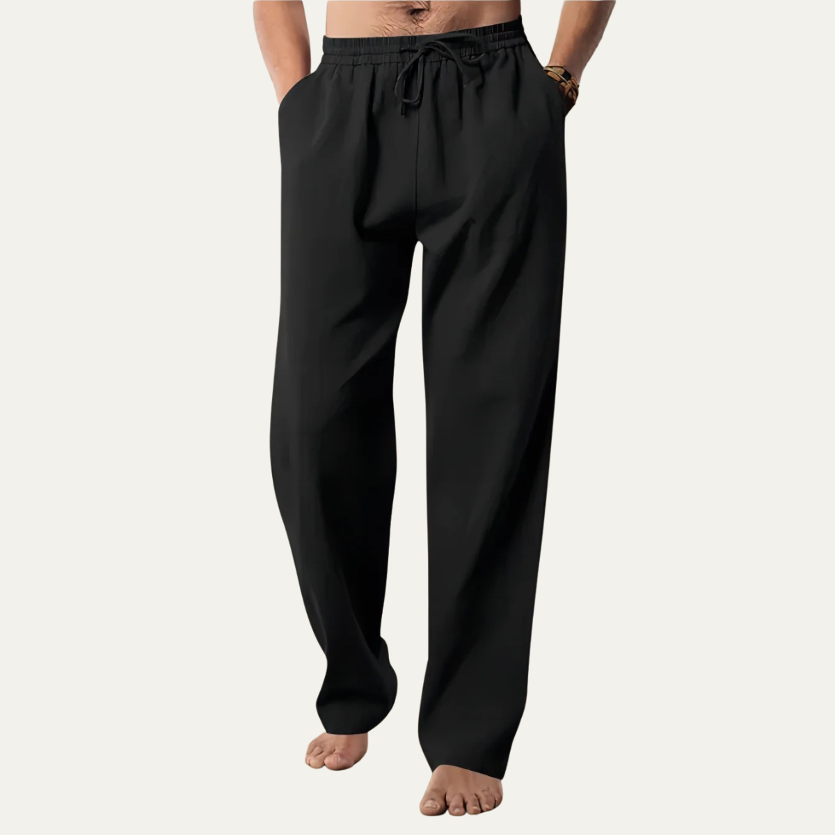 The Larkspur Men’s Cotton Hemp Breathable Straight Leg Pants