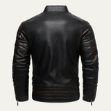The Grayshire Men’s Vintage Shearling Lined Leather Jacket
