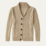 The Manchester 100% Cashmere Cardigan for Men