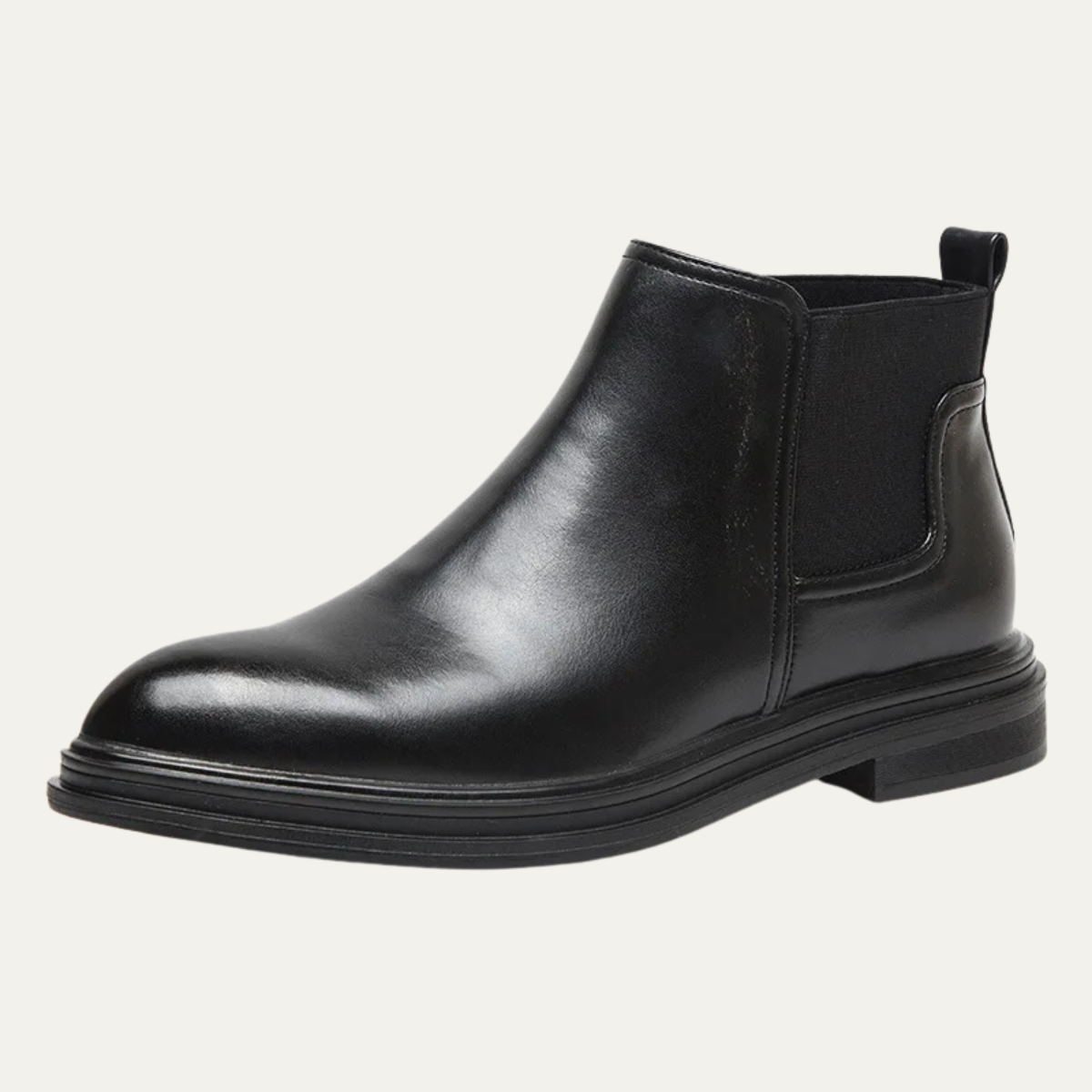 The Wellington Men’s Classic Winter Ankle Dress  Chelsea Leather Boots