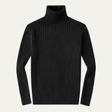 The Tavolara Men’s Slim Fit Turtleneck Ribbed Knit Sweater
