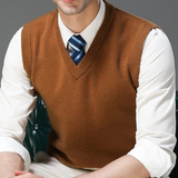 The Castellina Men’s Soft Anti-Pilling V-Neck Knitted Vest