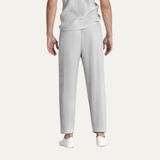 The Aldercrest Men’s Summer Pleated Ice Silk Straight Leg Pants