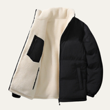 The Ancona Men's Double sided Warm Wool Cotton Coat