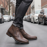 The Wildmere Men’s Vintage Ankle Brown Leather Boots
