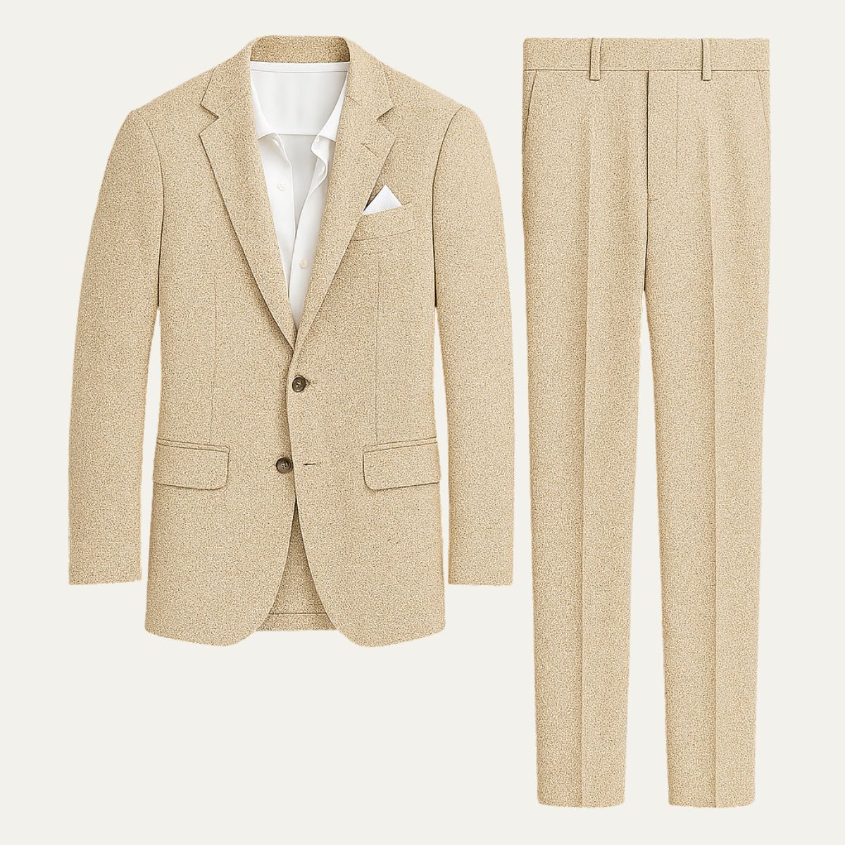 The Santorini Linen Wedding Guest Men’s Suit
