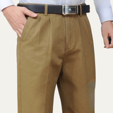 The Silverlawn Men’s 100% Cotton Double Pleated Pants
