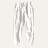 The Napoli Men’s Elastic Waist Linen Casual Jogger Pants