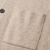 The Huntley Men's Soft Suit Collar Merino Wool Knit Cardigan