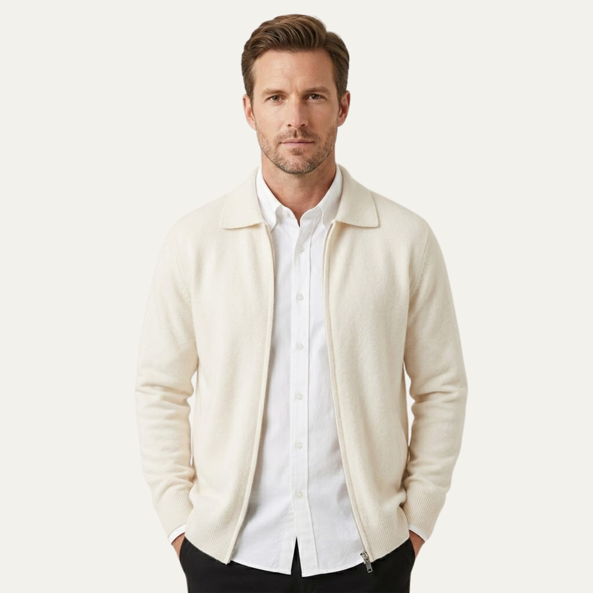 The Timberland Cashmere Sweater – Men's Soft Luxury Wool Knit Cardigan