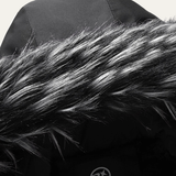 The Ragusa Men's Winter Warm Detachable Fur Hooded Jacket