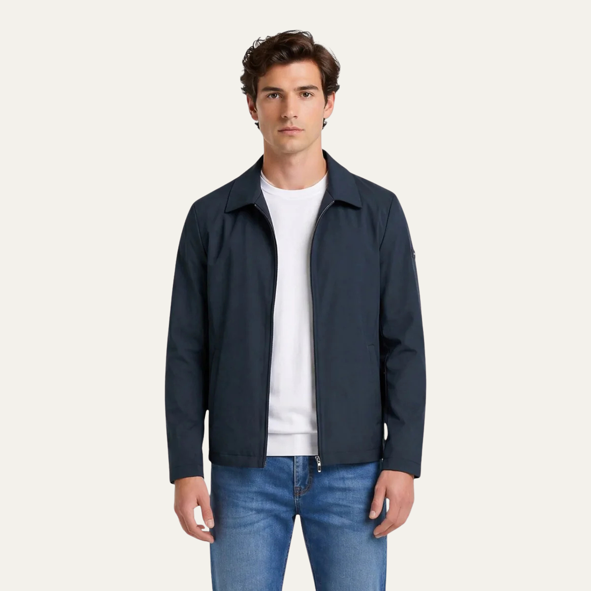The Oakridge Men’s Harrington Lightweight Zip Up Jacket