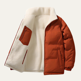 The Ancona Men's Double sided Warm Wool Cotton Coat