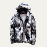 The Garda Porto Men’s Elegant Soft Fur Hooded Winter Jacket