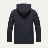 The Brunello Men’s Thick Cotton Padded Winter Jacket with Hood