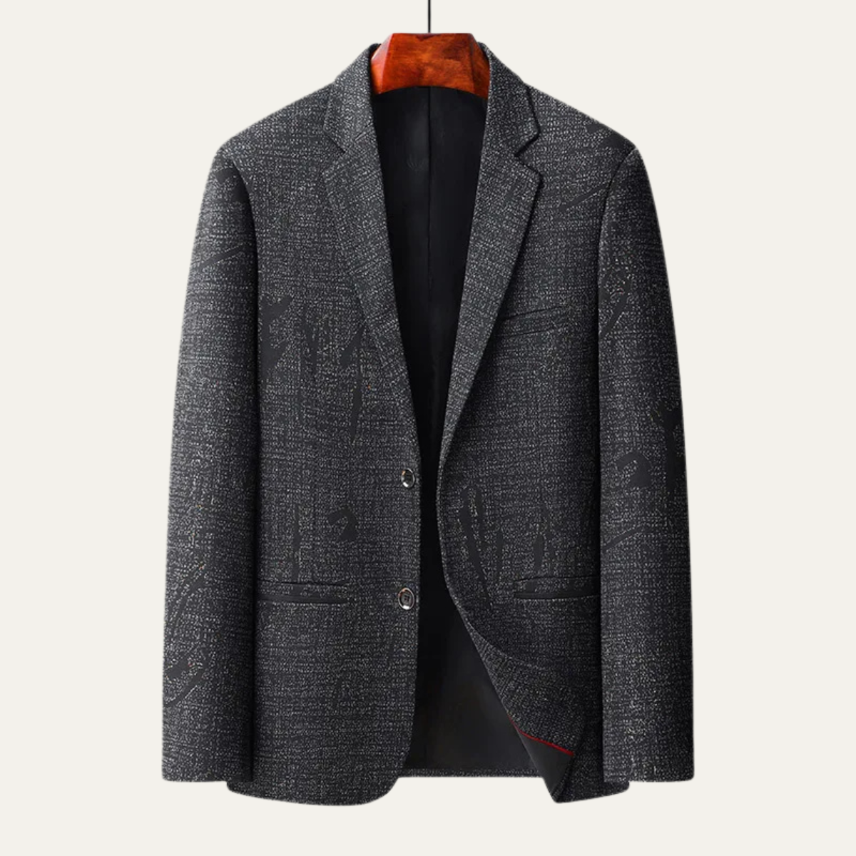 The Sassicaia Men’s Slim Fit Smart Casual Checked Blazer Suit