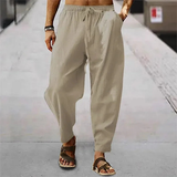 The Faircrest Ridge Men’s Cotton Linen Wide Leg Casual Pants